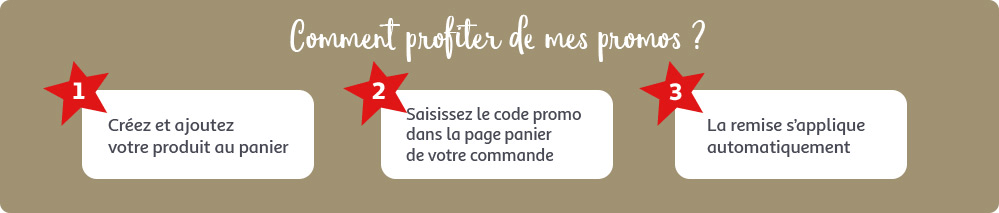 Comment profiter de mes promos ?