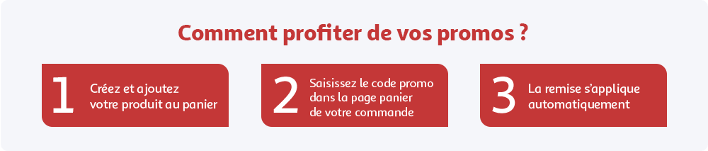 Comment profiter de mes promos ?