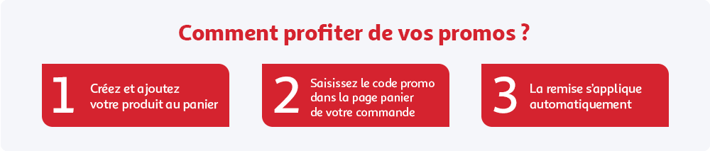 Comment profiter de mes promos ?