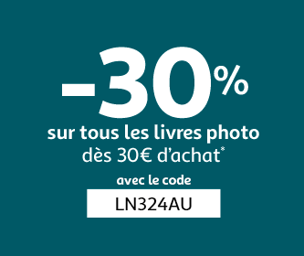 -30% sur tous les livres photo dès 30€ d'achat* avec le code LN324AU