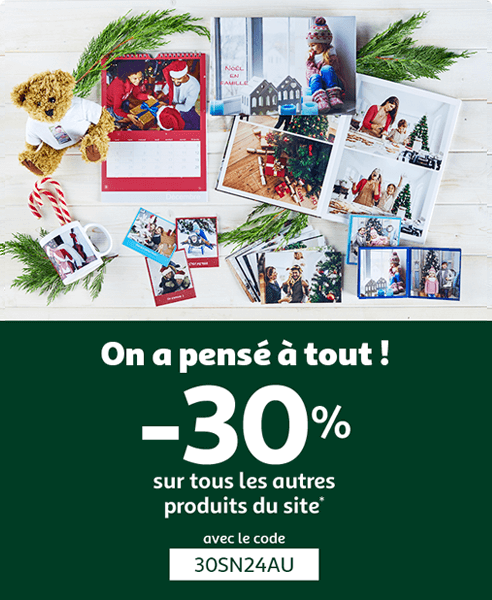 -30% sur tous les autres produits du site !* avec le code 30SN24AU