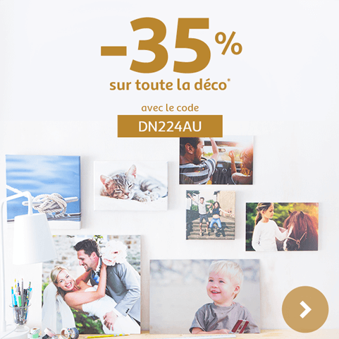 -35% sur toute la déco* avec le code DN224AU