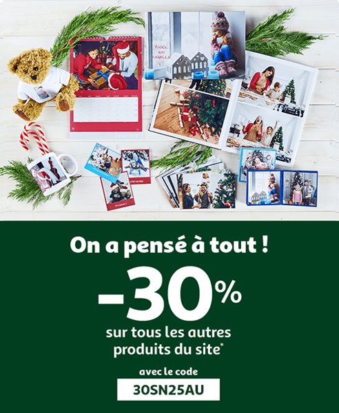 -30% sur tous les autres produits du site !* avec le code 30SN25AU
