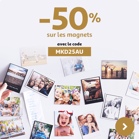 -50% sur les magnets avec le code MKD25AU