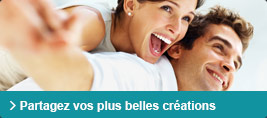 Partagez vos plus belles créations Partagez vos plus belles créations