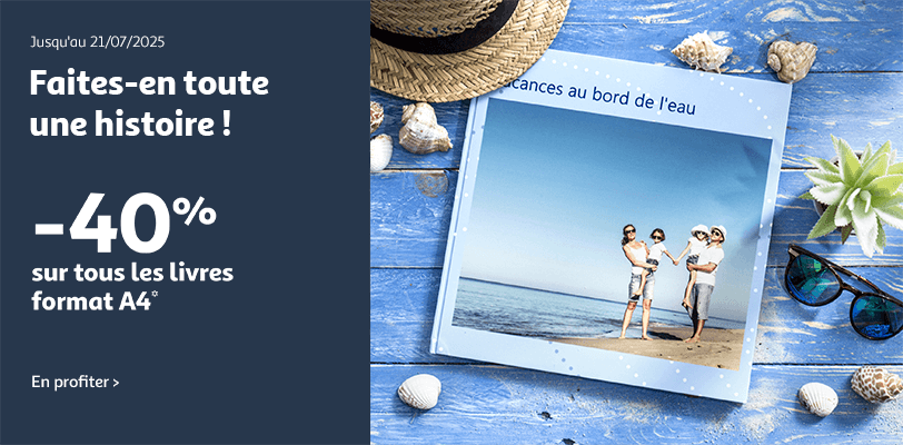 -40% sur tous les livres format A4 !