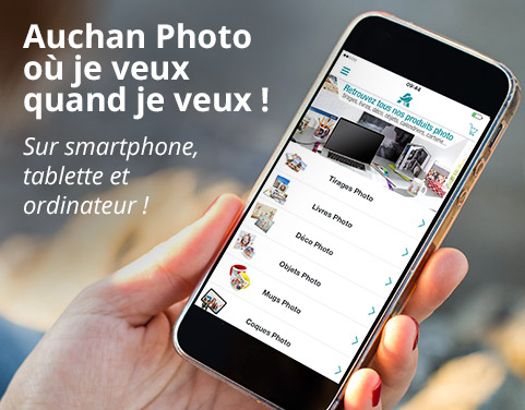Application smartphone Auchan Photo